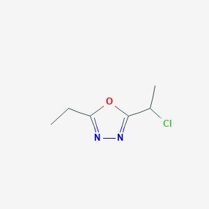 2-(1-Chloroethyl)-5-ethyl-1,3,4-oxadiazole