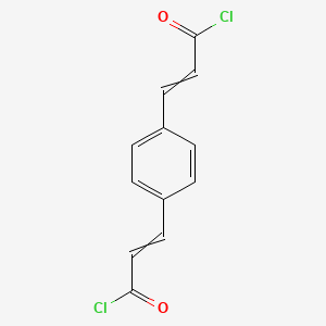 molecular formula C12H8Cl2O2 B2565275 1,4-Phenylenediacryloyl chloride CAS No. 35288-49-4