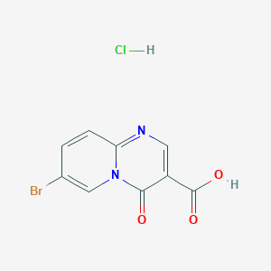 7-Bromo-4-oxopyrido[1,2-a]pyrimidine-3-carboxylic acid;hydrochloride
