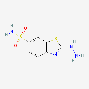 2-Hydrazino-1,3-benzothiazole-6-sulfonamide