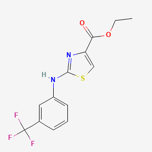 Ethyl 4-((3-(trifluoromethyl)phenyl)amino)-3,5-thiazolecarboxylate