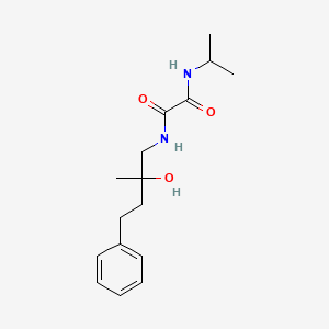 molecular formula C16H24N2O3 B2565325 N1-(2-羟基-2-甲基-4-苯基丁基)-N2-异丙基草酰胺 CAS No. 1286718-35-1