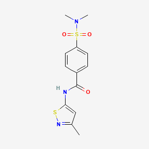 4-(N,N-dimethylsulfamoyl)-N-(3-methylisothiazol-5-yl)benzamide