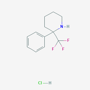 2-Phenyl-2-(trifluoromethyl)piperidine hydrochloride
