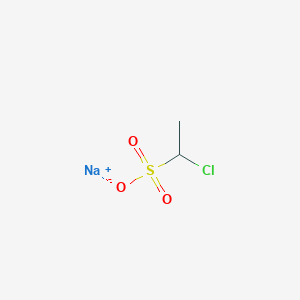 molecular formula C2H4ClNaO3S B2565354 Alpha-chloroethane sulfonic acid CAS No. 116277-82-8
