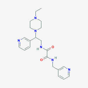N1-(2-(4-ethylpiperazin-1-yl)-2-(pyridin-3-yl)ethyl)-N2-(pyridin-3-ylmethyl)oxalamide