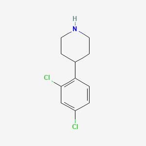 molecular formula C11H13Cl2N B2565367 4-(2,4-Dichlorophenyl)piperidine CAS No. 756771-71-8