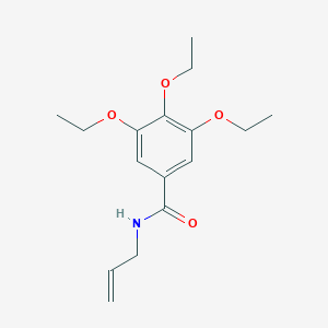 molecular formula C16H23NO4 B256539 N-allyl-3,4,5-triethoxybenzamide 