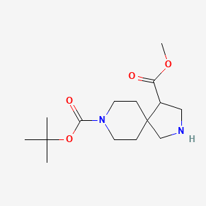 8-Tert-butyl 4-methyl 2,8-diazaspiro[4.5]decane-4,8-dicarboxylate