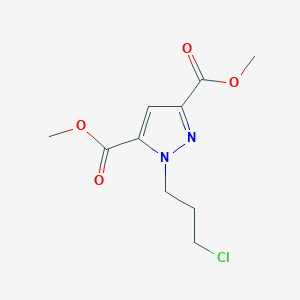 dimethyl 1-(3-chloropropyl)-1H-pyrazole-3,5-dicarboxylate