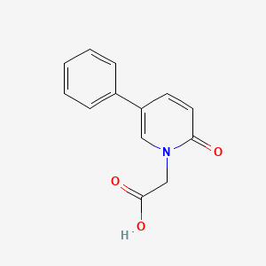 2-(2-Oxo-5-phenyl-1,2-dihydropyridin-1-yl)acetic acid