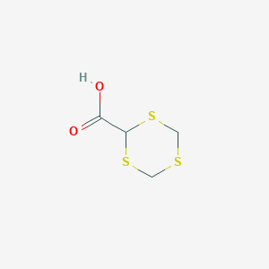 molecular formula C4H6O2S3 B256544 1,3,5-trithiane-2-carboxylic Acid 