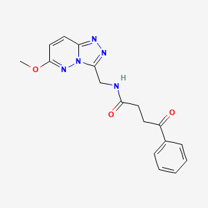 N-((6-methoxy-[1,2,4]triazolo[4,3-b]pyridazin-3-yl)methyl)-4-oxo-4-phenylbutanamide