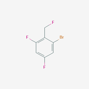 1-Bromo-3,5-difluoro-2-(fluoromethyl)benzene