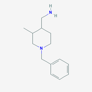 molecular formula C14H22N2 B2565486 (1-Benzyl-3-methylpiperidin-4-yl)methanamine CAS No. 2138430-68-7