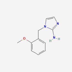 molecular formula C11H13N3O B2565540 1-(2-Methoxybenzyl)-1H-imidazol-2-amine CAS No. 1183141-57-2