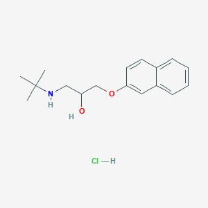 1-(Tert-butylamino)-3-(naphthalen-2-yloxy)propan-2-ol hydrochloride