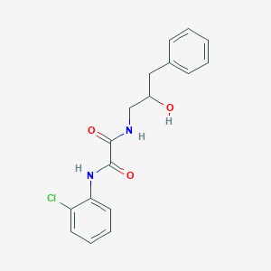 N1-(2-chlorophenyl)-N2-(2-hydroxy-3-phenylpropyl)oxalamide