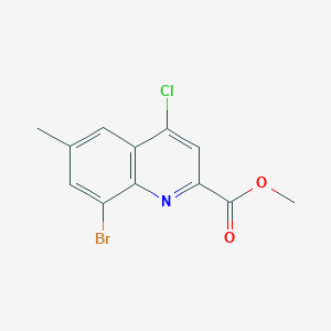 Methyl 8-bromo-4-chloro-6-methylquinoline-2-carboxylate
