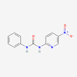 molecular formula C12H10N4O3 B2565609 3-(5-Nitropyridin-2-yl)-1-phenylurea CAS No. 100137-20-0