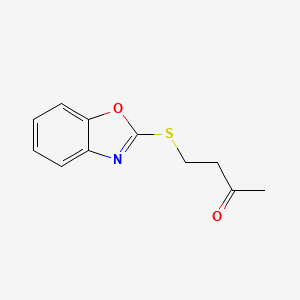4-(1,3-Benzoxazol-2-ylsulfanyl)butan-2-one