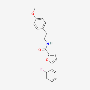 5-(2-fluorophenyl)-N-[2-(4-methoxyphenyl)ethyl]furan-2-carboxamide