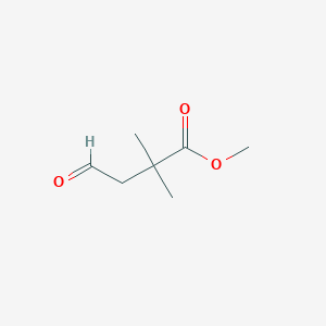 molecular formula C7H12O3 B2565664 Methyl 2,2-dimethyl-4-oxobutanoate CAS No. 51445-11-5