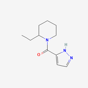 (2-Ethylpiperidin-1-yl)-(1H-pyrazol-5-yl)methanone
