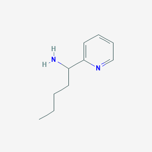 molecular formula C10H16N2 B2565667 1-(Pyridin-2-yl)pentan-1-amine CAS No. 94032-53-8