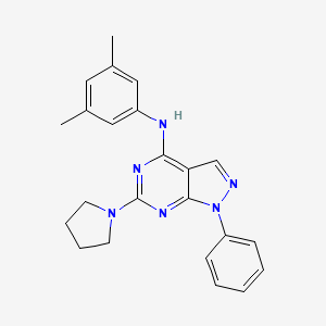 N-(3,5-dimethylphenyl)-1-phenyl-6-(pyrrolidin-1-yl)-1H-pyrazolo[3,4-d]pyrimidin-4-amine