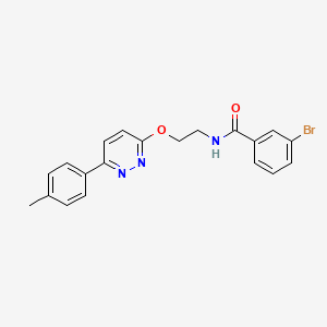 3-bromo-N-(2-((6-(p-tolyl)pyridazin-3-yl)oxy)ethyl)benzamide