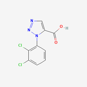 molecular formula C9H5Cl2N3O2 B2565791 1-(2,3-二氯苯基)-1H-1,2,3-三唑-5-羧酸 CAS No. 1153904-73-4