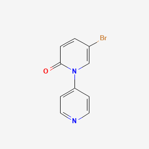 molecular formula C10H7BrN2O B2565807 5-溴-1-(吡啶-4-基)吡啶-2(1H)-酮 CAS No. 1198412-52-0