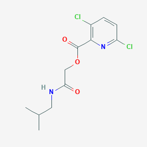 [2-(2-Methylpropylamino)-2-oxoethyl] 3,6-dichloropyridine-2-carboxylate