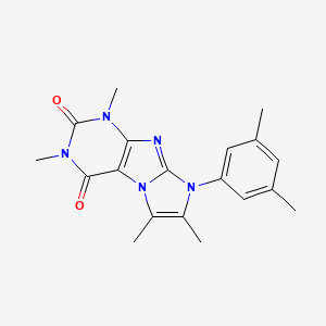 8-(3,5-dimethylphenyl)-1,3,6,7-tetramethyl-1H-imidazo[2,1-f]purine-2,4(3H,8H)-dione