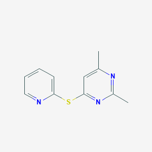 2,4-Dimethyl-6-(pyridin-2-ylthio)pyrimidine