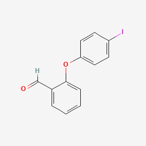 molecular formula C13H9IO2 B2565872 2-(4-Iodophenoxy)benzaldehyde CAS No. 262444-19-9