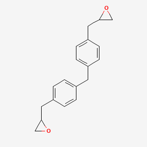 molecular formula C19H20O2 B2565896 Bis(4-(oxiran-2-ylmethyl)phenyl)methane CAS No. 67533-76-0