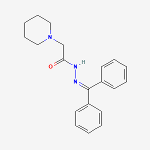 N'-(diphenylmethylene)-2-piperidinoacetohydrazide