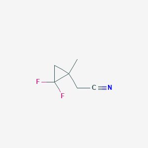 2-(2,2-Difluoro-1-methylcyclopropyl)acetonitrile