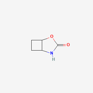 molecular formula C5H7NO2 B2566003 2-氧杂-4-氮杂双环[3.2.0]庚烷-3-酮 CAS No. 68235-18-7