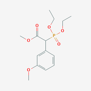 Methyl 2-diethoxyphosphoryl-2-(3-methoxyphenyl)acetate