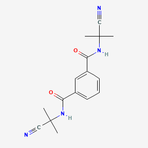 N1,N3-Bis(1-cyano-1-methylethyl)benzene-1,3-dicarboxamide