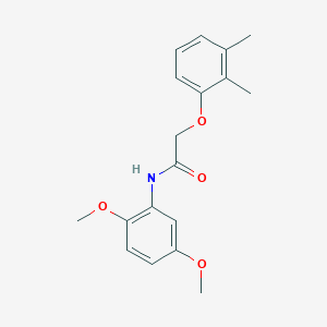 molecular formula C18H21NO4 B2566071 N-(2,5-dimethoxyphenyl)-2-(2,3-dimethylphenoxy)acetamide CAS No. 303116-66-7