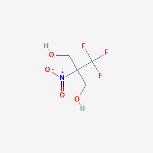 molecular formula C4H6F3NO4 B2566088 2-Nitro-2-(trifluoromethyl)propane-1,3-diol CAS No. 3857-06-5
