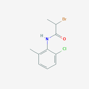 2-Bromo-N-(2-chloro-6-methylphenyl)propanamide