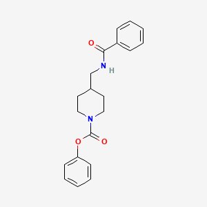 Phenyl 4-(benzamidomethyl)piperidine-1-carboxylate