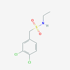 molecular formula C9H11Cl2NO2S B2566125 1-(3,4-dichlorophenyl)-N-ethylmethanesulfonamide CAS No. 950239-71-1