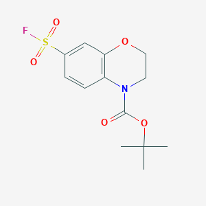 Tert-butyl 7-fluorosulfonyl-2,3-dihydro-1,4-benzoxazine-4-carboxylate