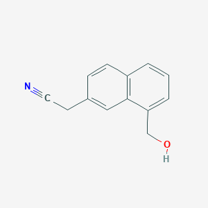8-(Hydroxymethyl)naphthalene-2-acetonitrile